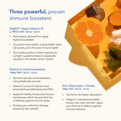 TRU NIAGEN Immune vitamin D3 and zinc ingredients on label