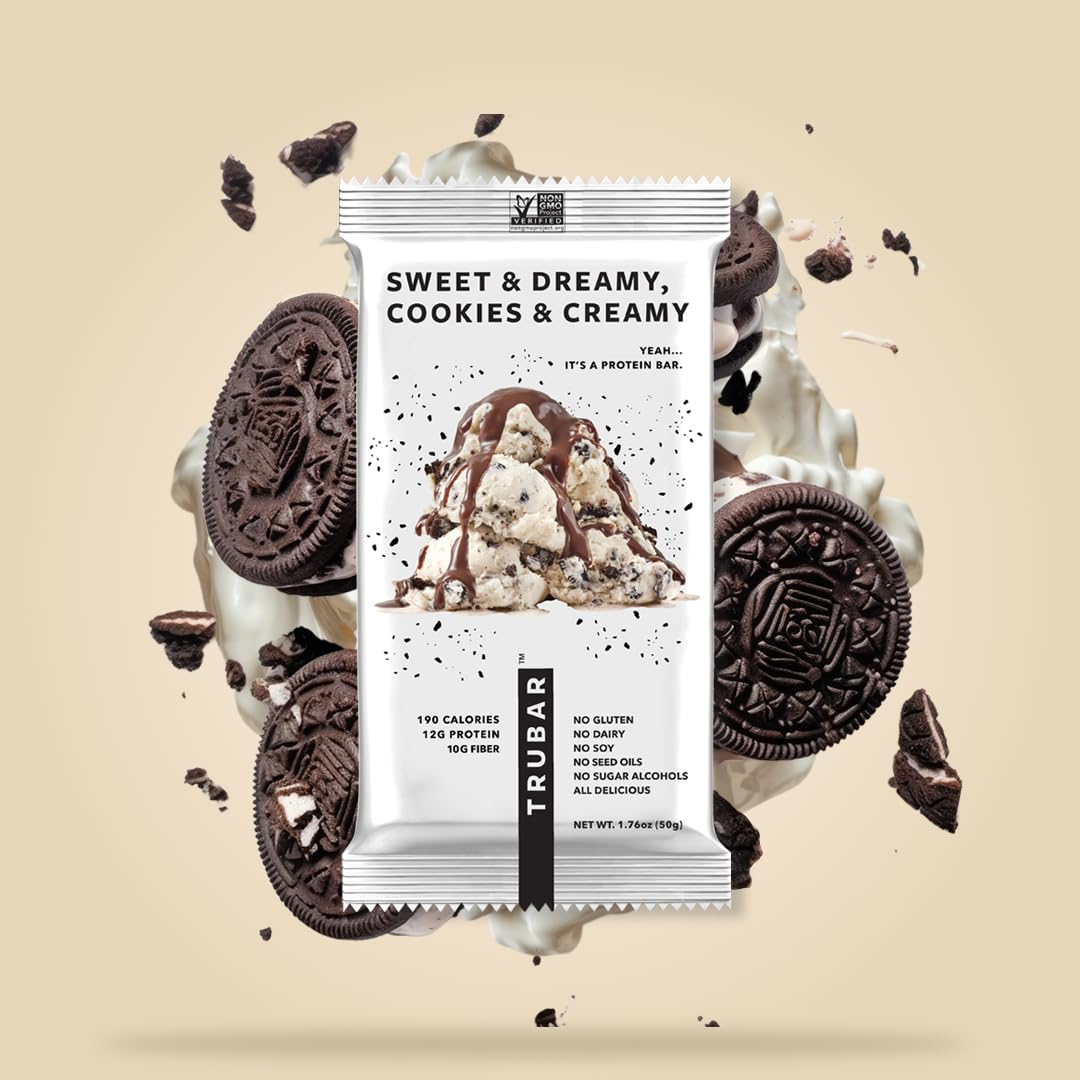 TRUBAR bar being unwrapped with creamy texture visible