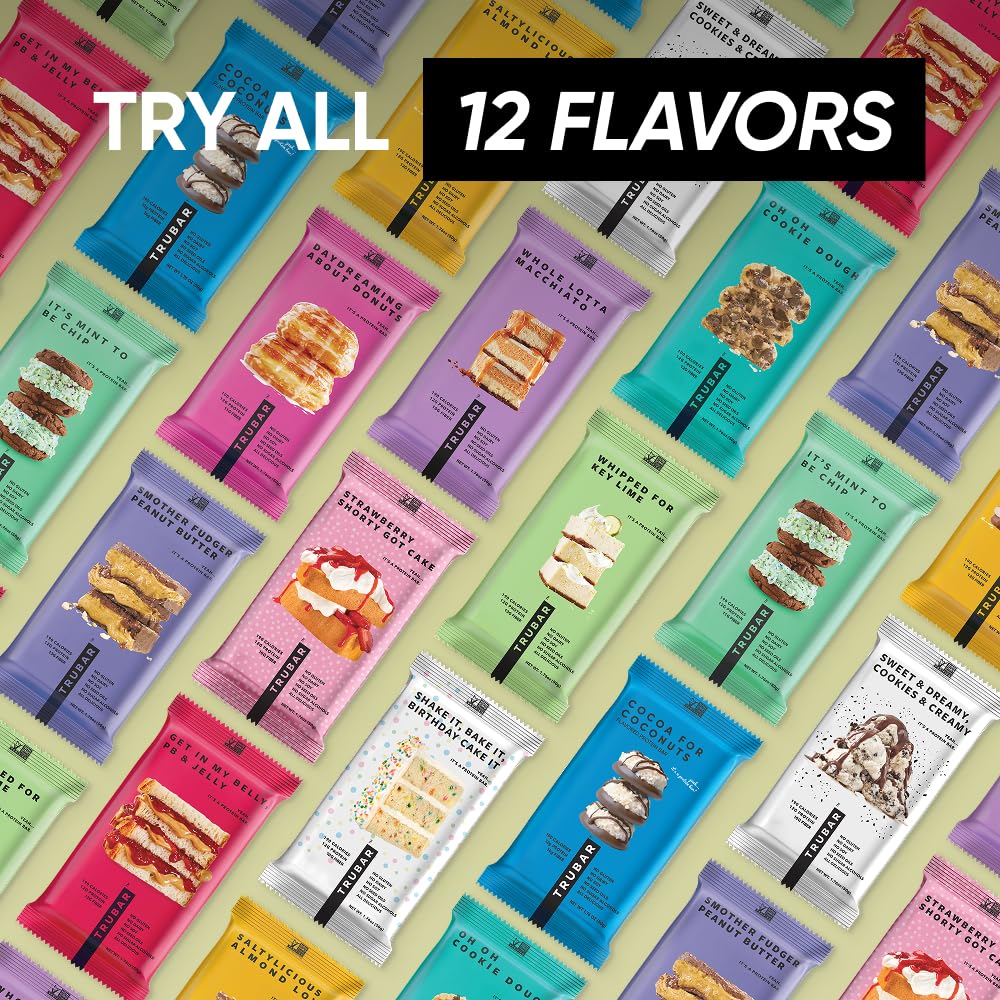 TRUBAR brand logo visible on packaging for a familiar vegan snack.