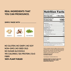 TRUBAR Get In My Belly PB & Jelly bar, back view, packaging highlights gluten-free promise.