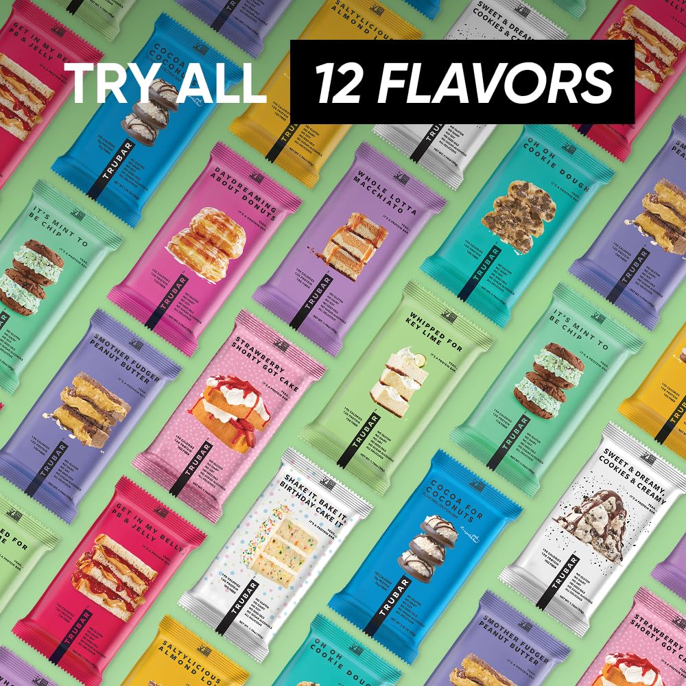 TRUBAR gluten-free dairy-free label communicates allergen-friendly option.