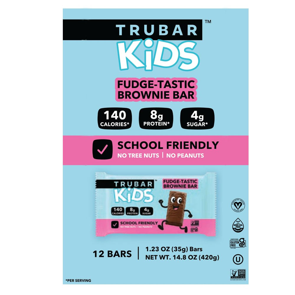 TRUBAR ingredients list image showcases gluten-free oats and tapioca fiber.