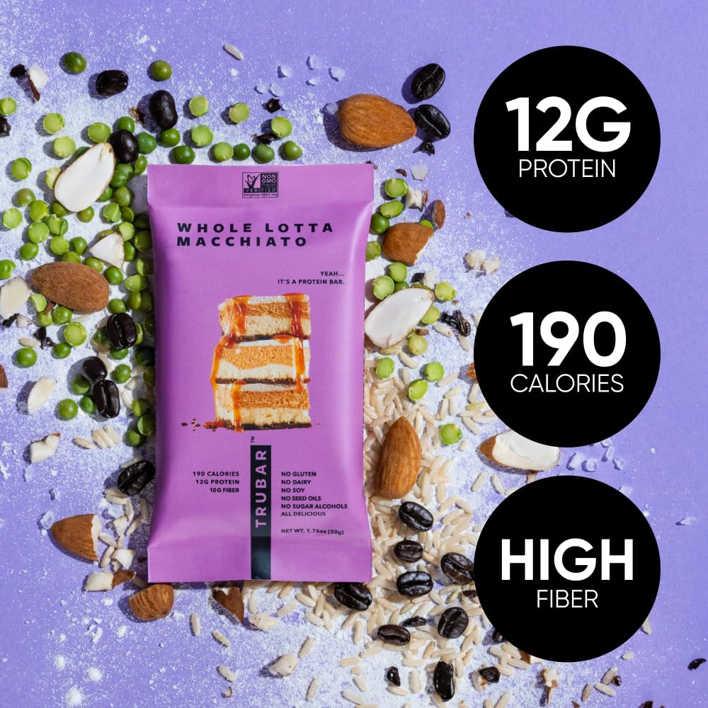 TRUBAR macchiato-bar texture bite illustrating chewy, rich flavor