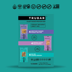 TRUBAR Variety Pack front view highlights three flavors.