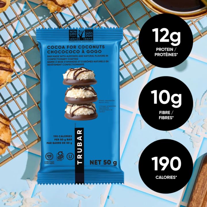 TRUBAR Cookies and Creamy cross-section displays creamy core and crisp bites.