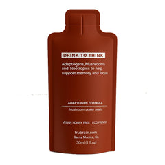 TruBrain Drink Lions Mane close-up emphasizing memory-supporting ingredients
