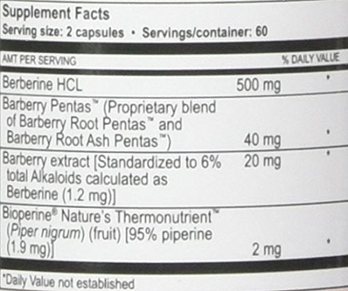 True Botanica Berberine Plus label detail highlighting full-spectrum formulation.