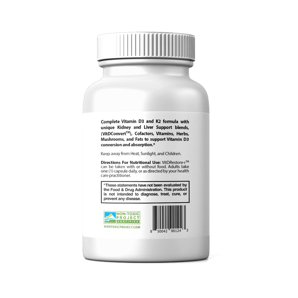 VITDRestore+ capsules prepared for everyday wellness routine.