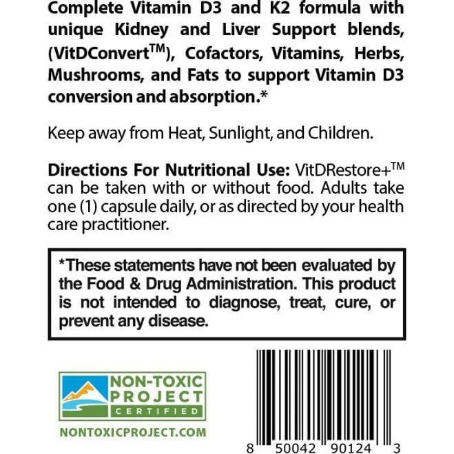 Packaging design emphasizing simple, vegan supplement for daily use.