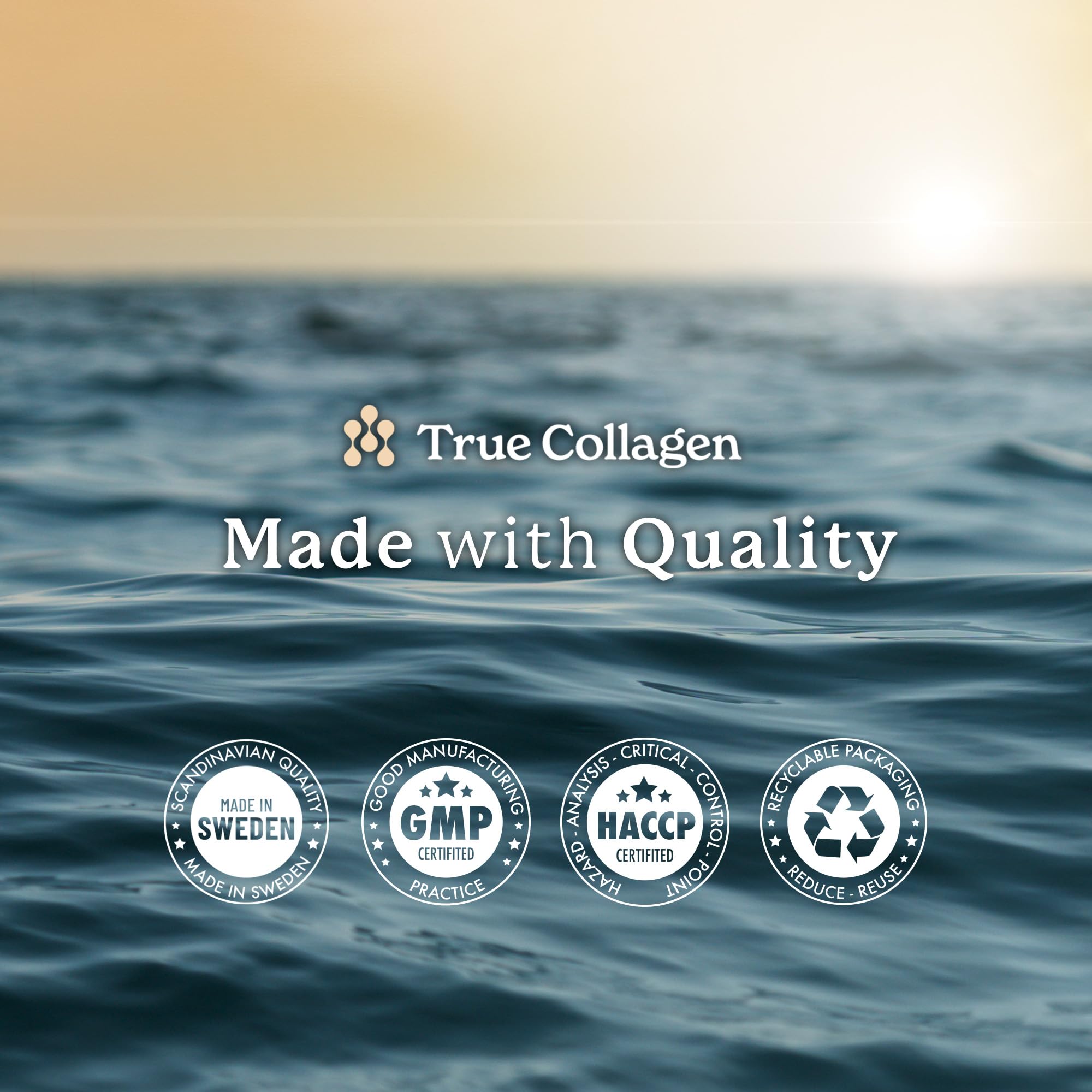 True Collagen Marine promotes healthy hair, skin, and nails in lifestyle shot