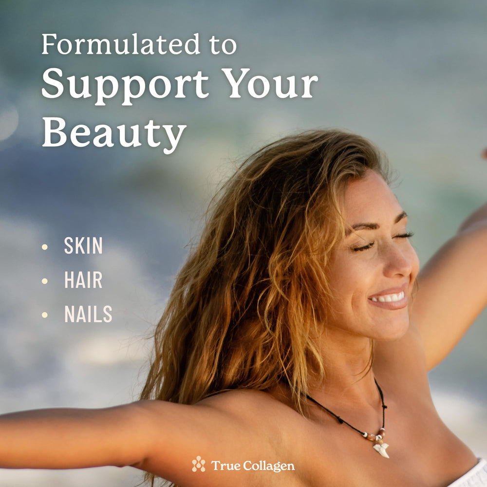 True Collagen Marine natural berry flavor shot ready to enjoy