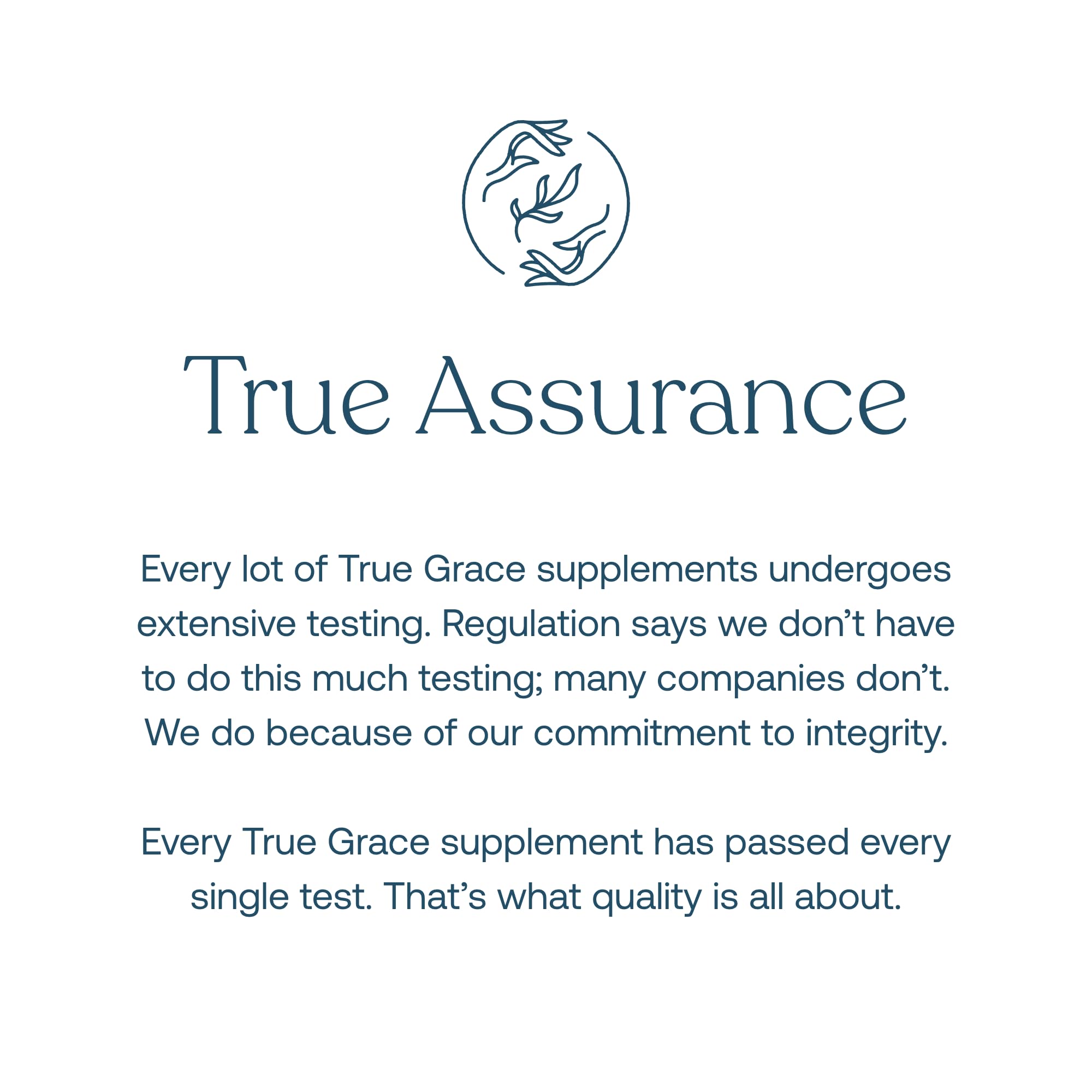 True Grace carbon neutral certification badge on packaging.