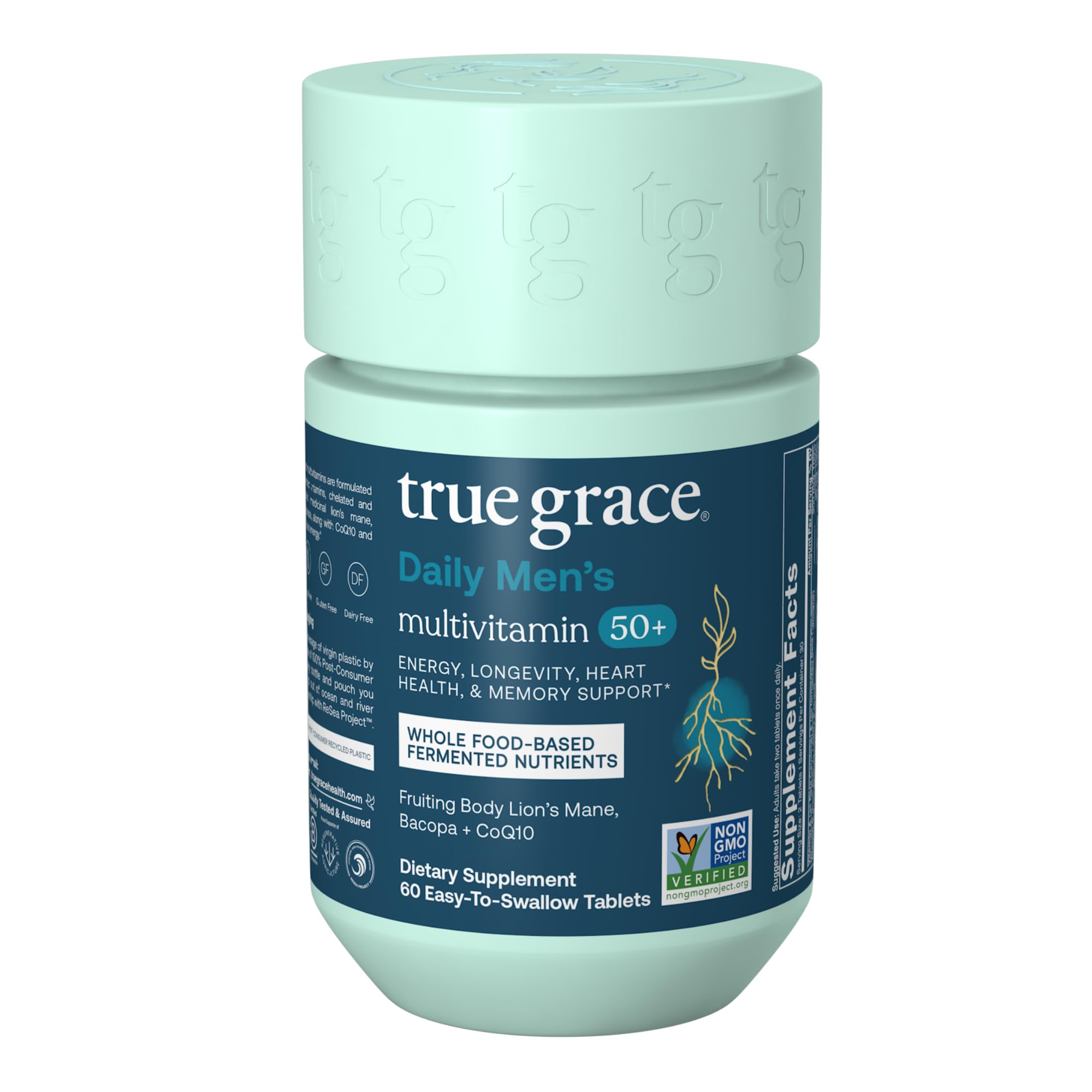 True Grace Daily Men's Multivitamin bottle front for daily support