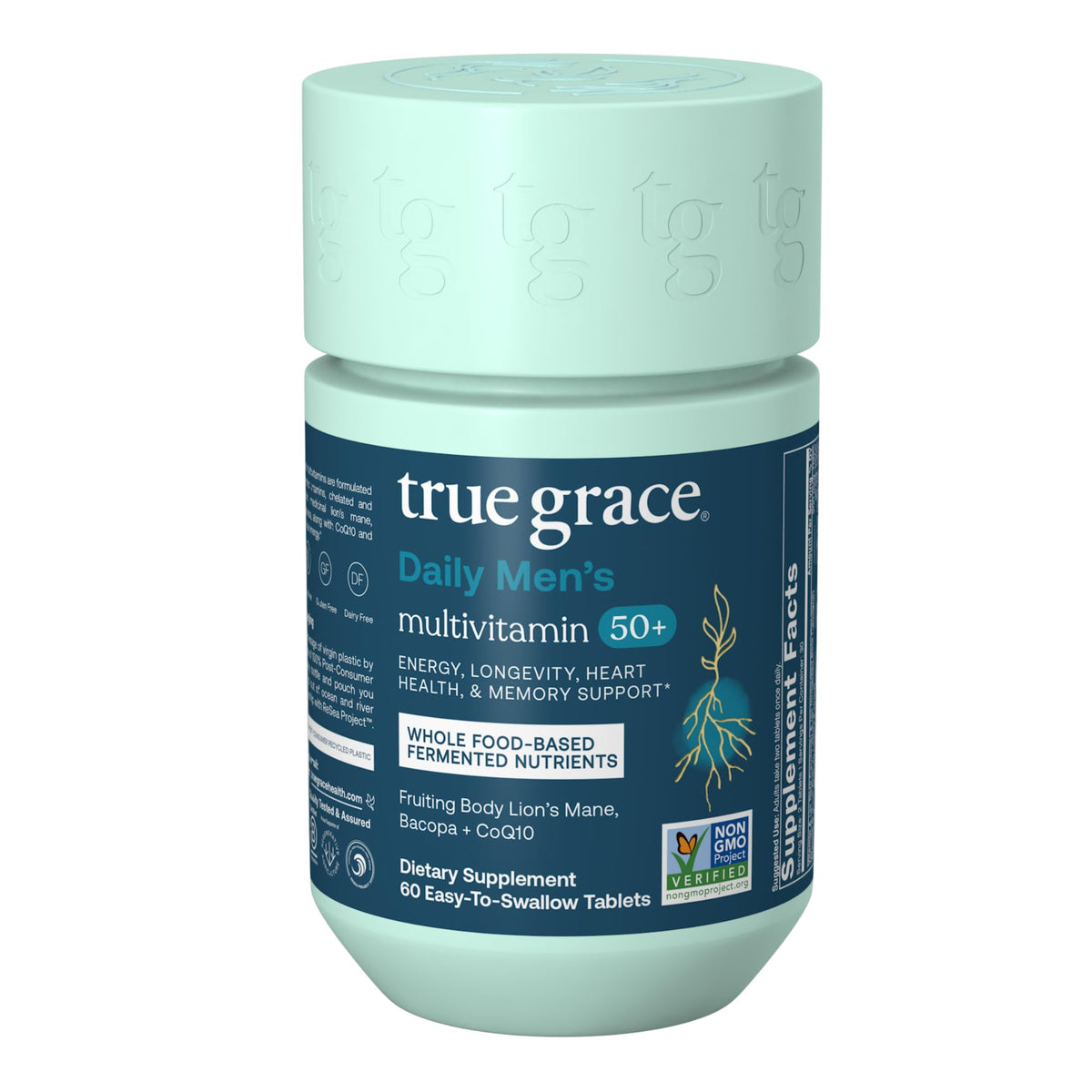True Grace Daily Men's Multivitamin bottle front for daily support