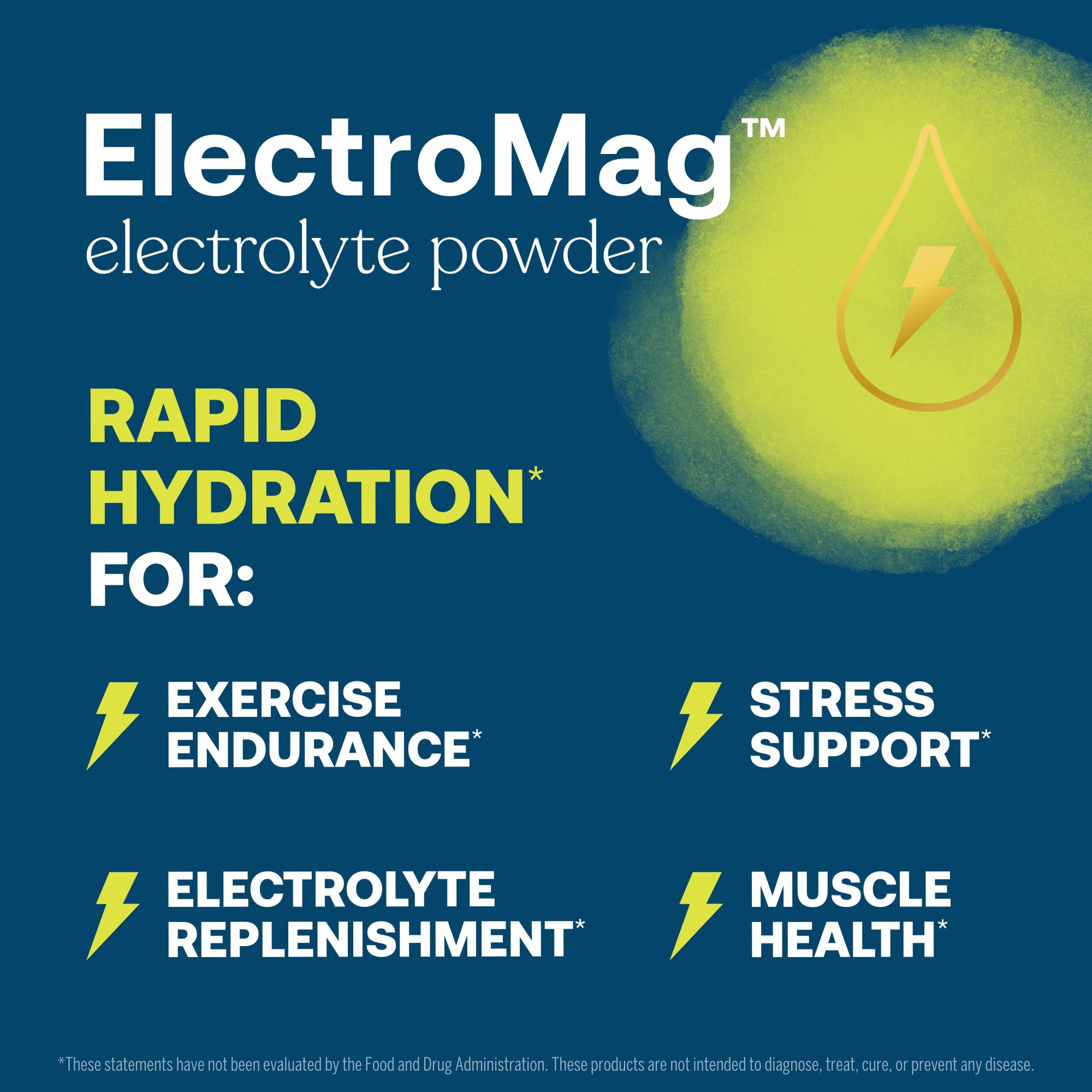 True Grace ElectroMag powder dissolves in water for quick hydration.