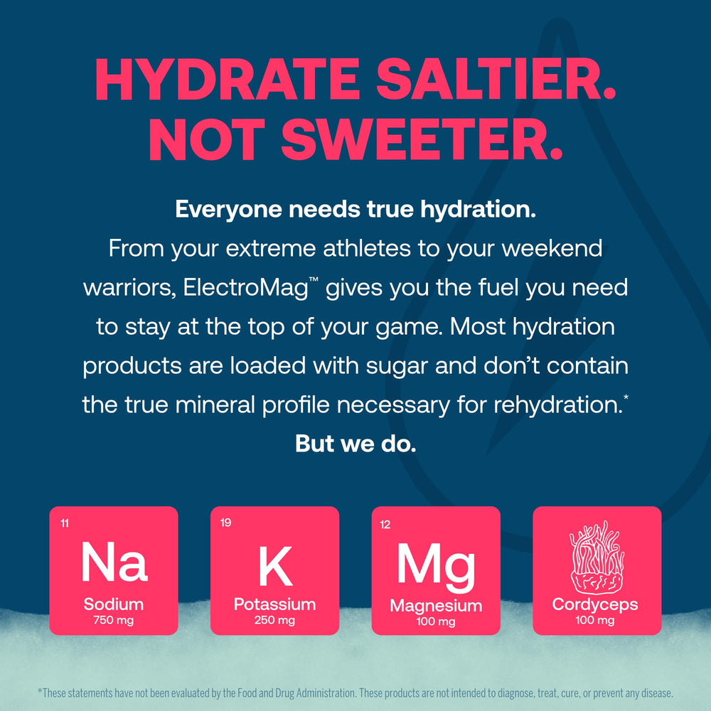 Prepared watermelon ElectroMag drink offers refreshing hydration on the go.
