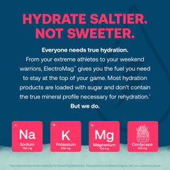 Prepared watermelon ElectroMag drink offers refreshing hydration on the go.