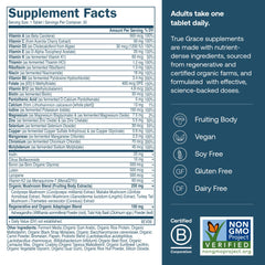 Closeup of True Grace fermented minerals showing chelated minerals for absorption and wellness.