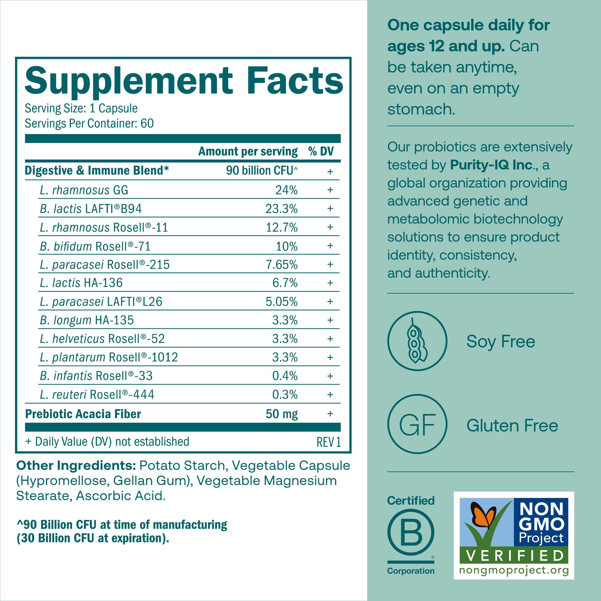 True Grace capsules close-up showing vegetarian DR caps for stomach-friendly delivery
