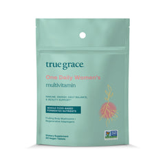 True Grace One Daily bottle showing balanced multivitamin for daily energy and wellness