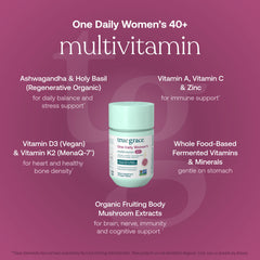 True Grace organic mushroom blend capsules shown together