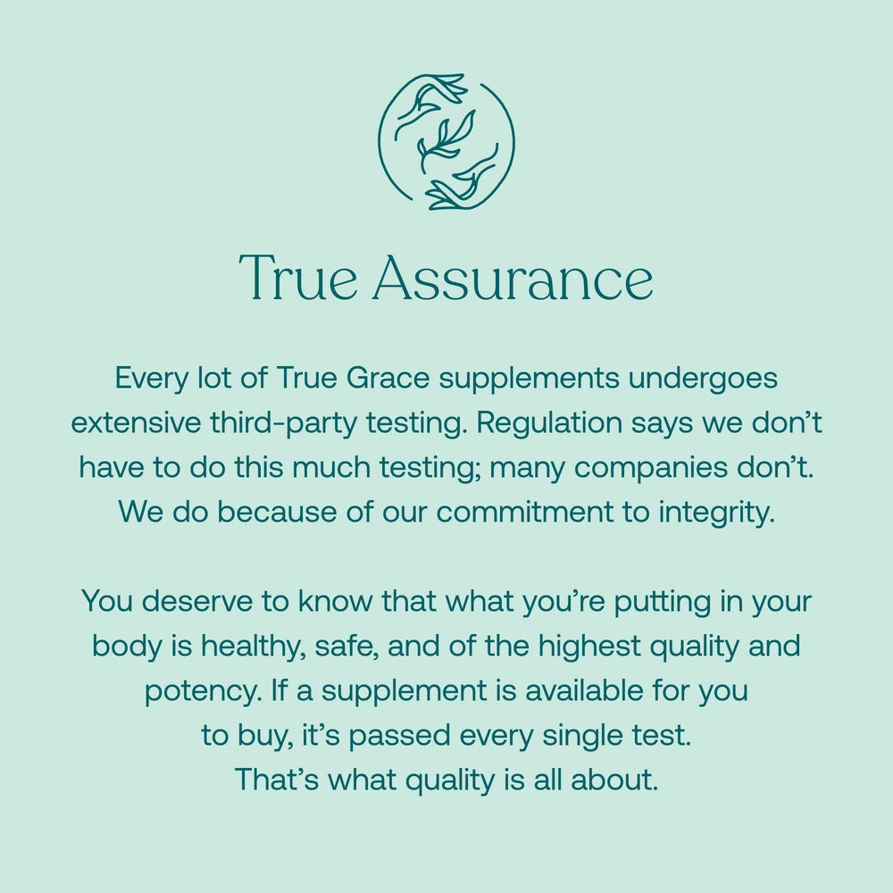 Carbon-neutral True Grace packaging label and branding