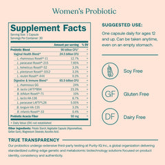 True Grace Women’s Probiotic capsules for digestion and immune balance
