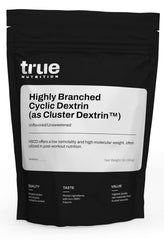 True Nutrition HBCD bottle on shelf signaling ready intra-workout energy
