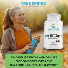 Eve Balance capsules ready for daily use to ease hot flashes