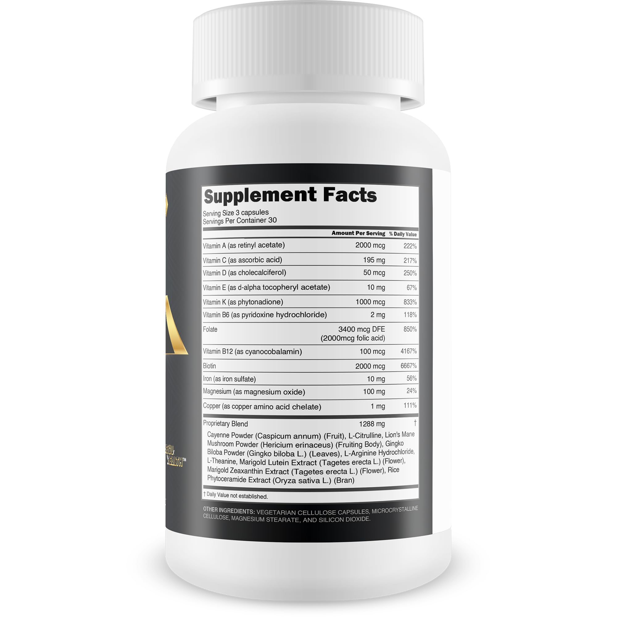 Blood Flow Power capsules ready for daily use and vitality