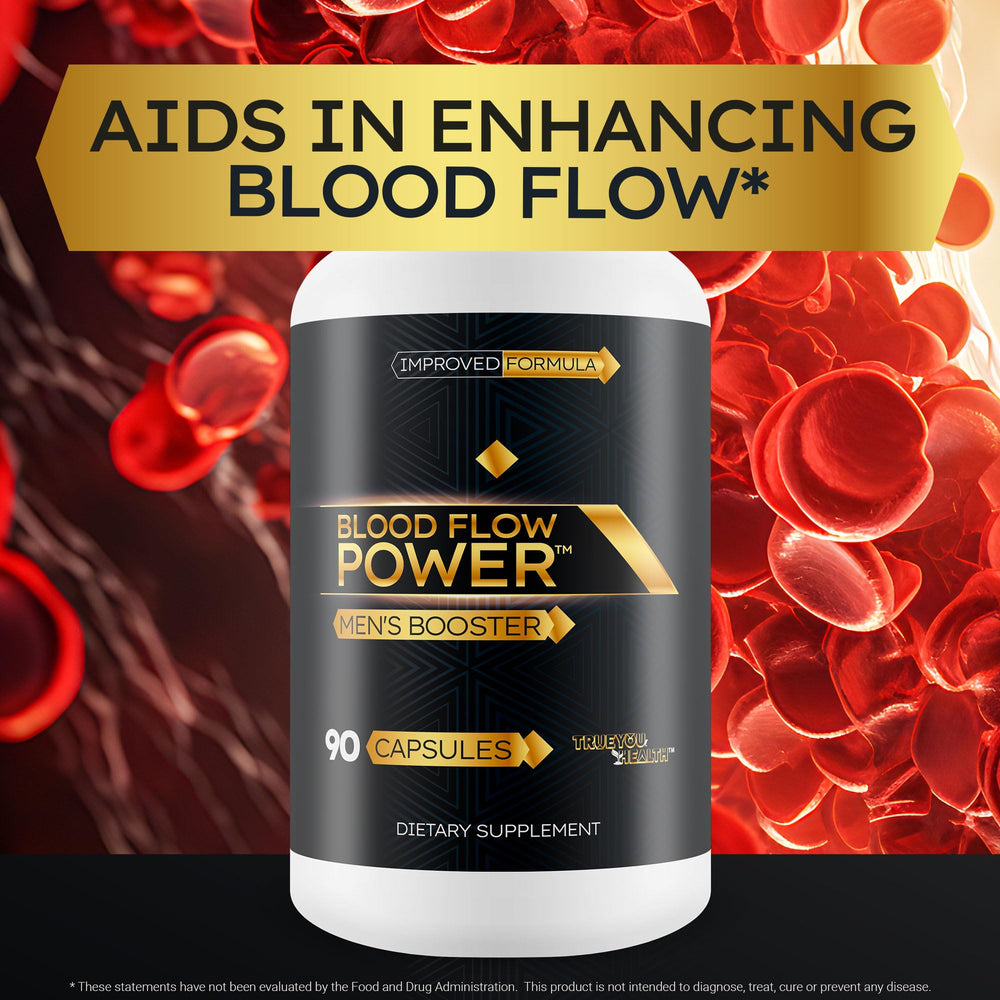 Lifestyle shot depicts daily routine with Blood Flow Power