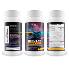 True You Health Elephant Memory Hack capsules highlight Lion's Mane and Ginkgo for clearer thinking.