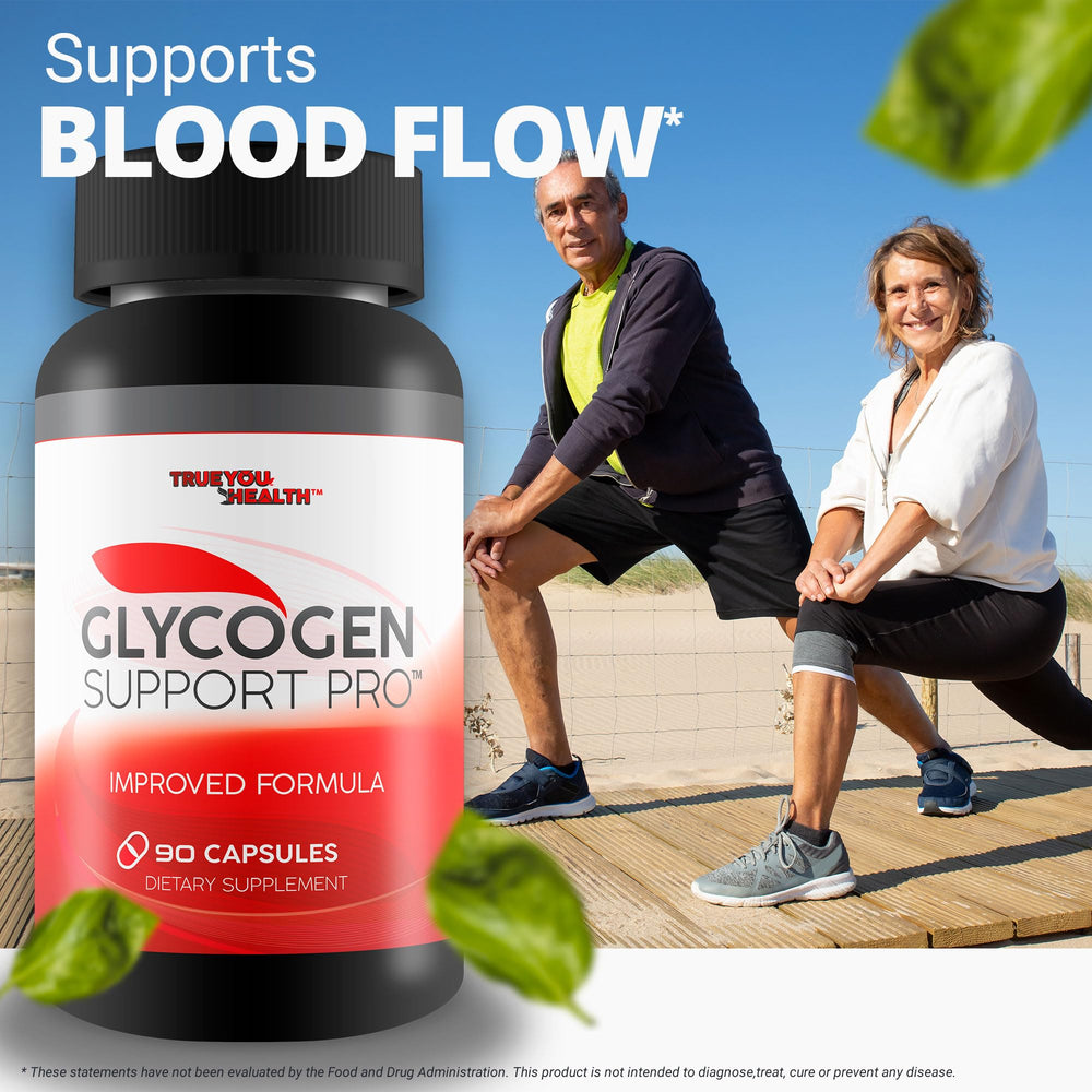 True You Health Glycogen Support Pro berberine and cinnamon detail for absorption support.