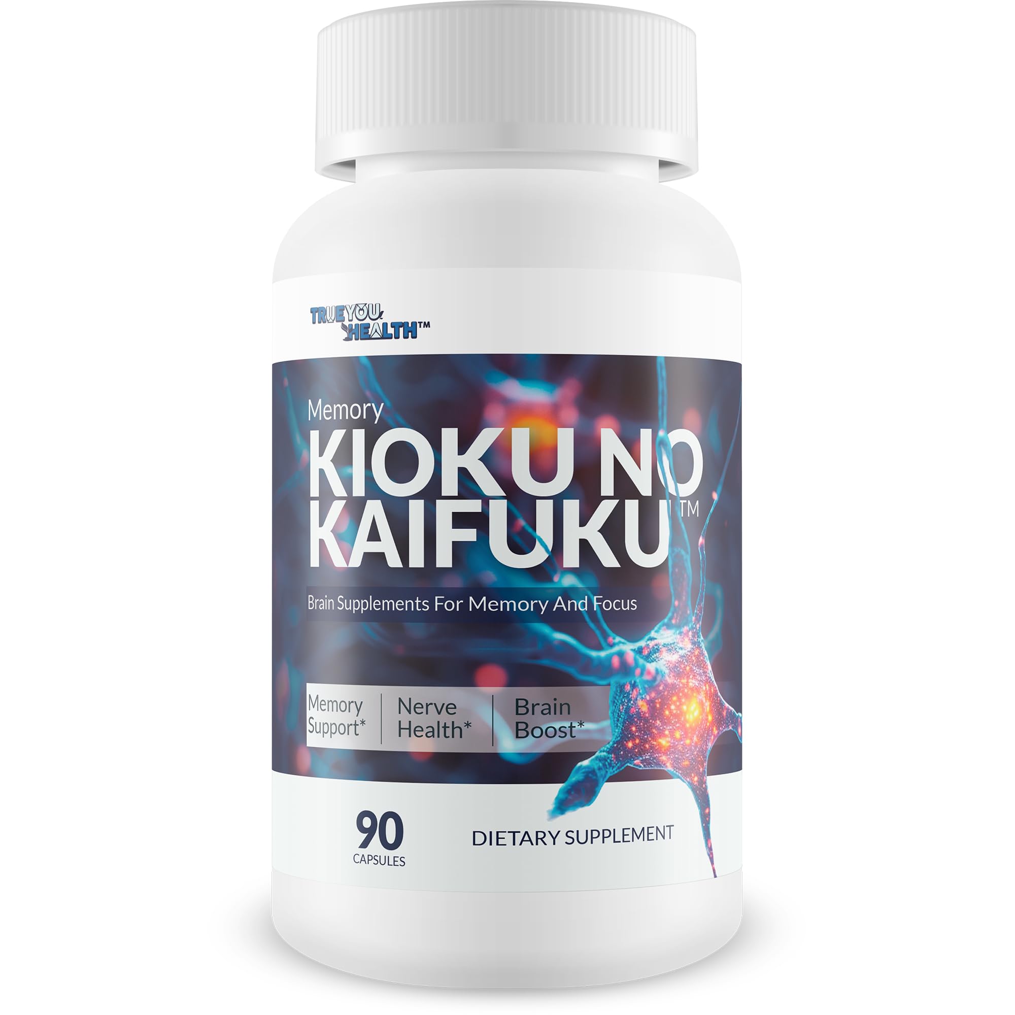 True You Health Kioku No Kaifuku bottle front for memory and focus support.