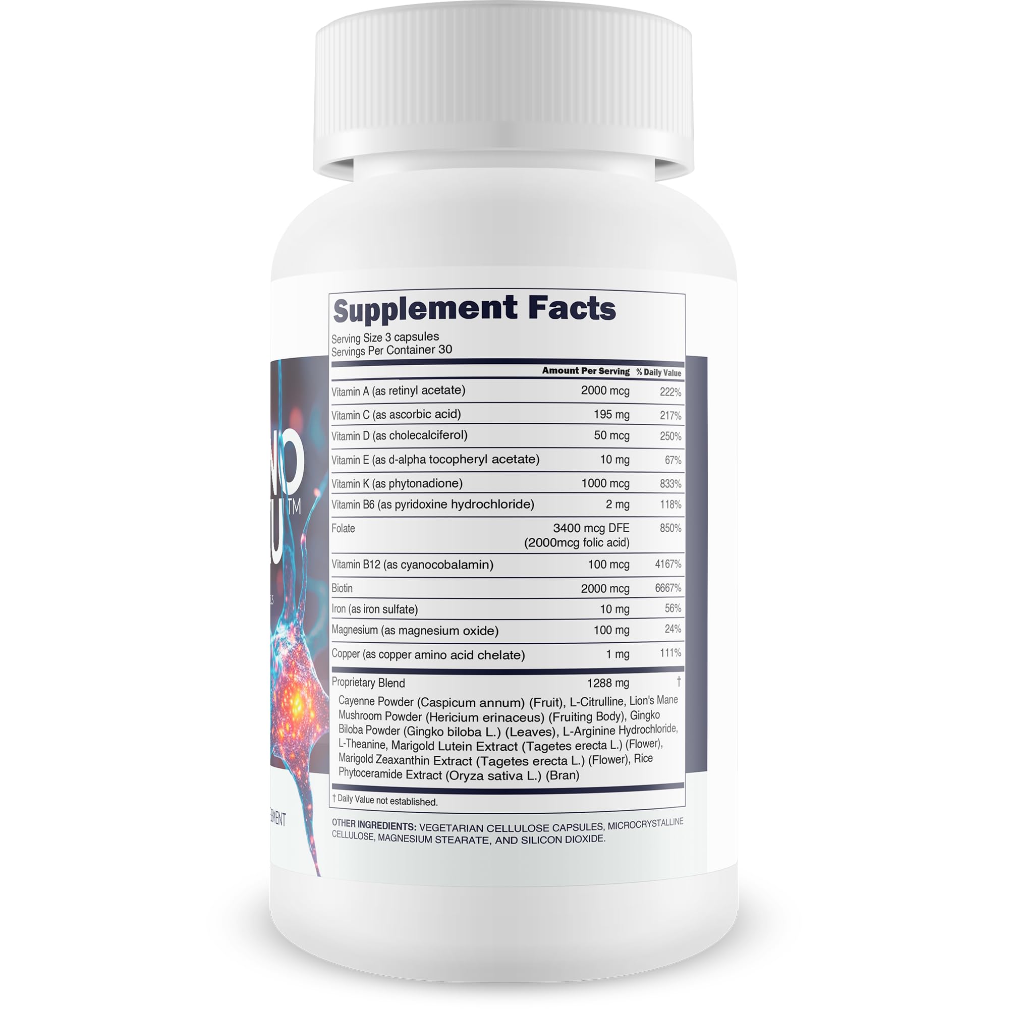 Kioku No Kaifuku capsules closeup highlighting brain-boosting ingredients.
