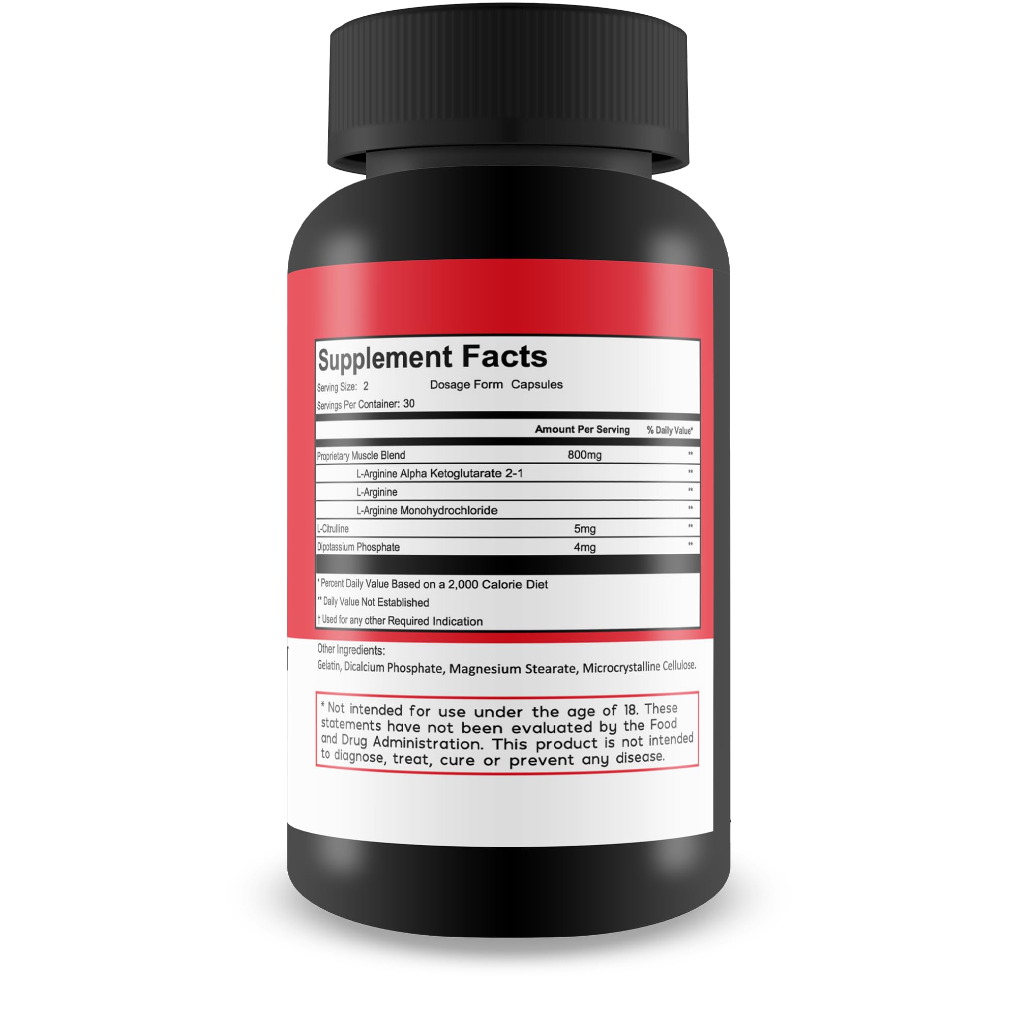 True You Health Pro Ultra Male bottle back with ingredient and usage cues