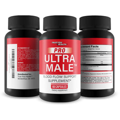 True You Health Pro Ultra Male label design with clean branding and benefits