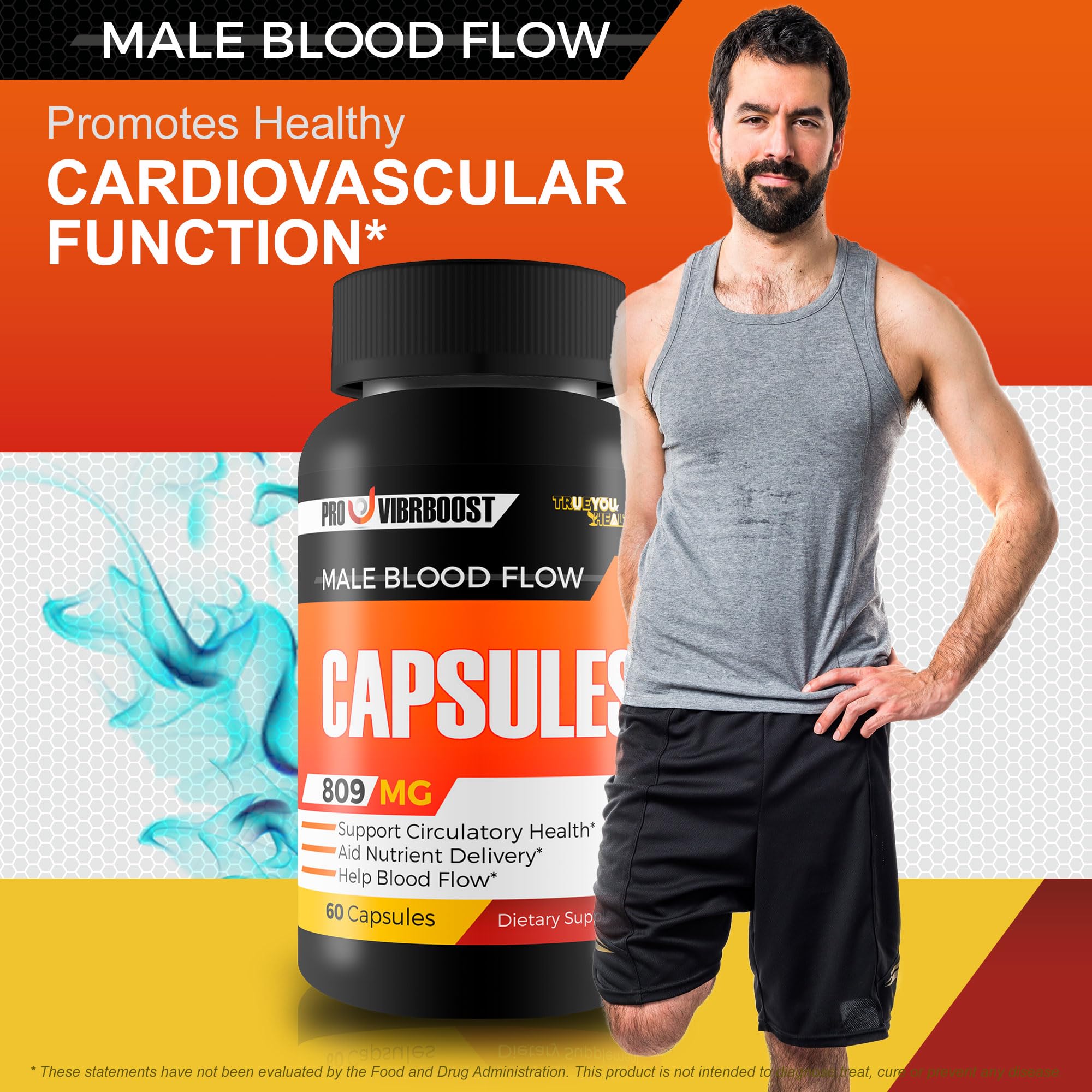 True You Health Pro Vibrboost energy visuals suggest improved vitality.