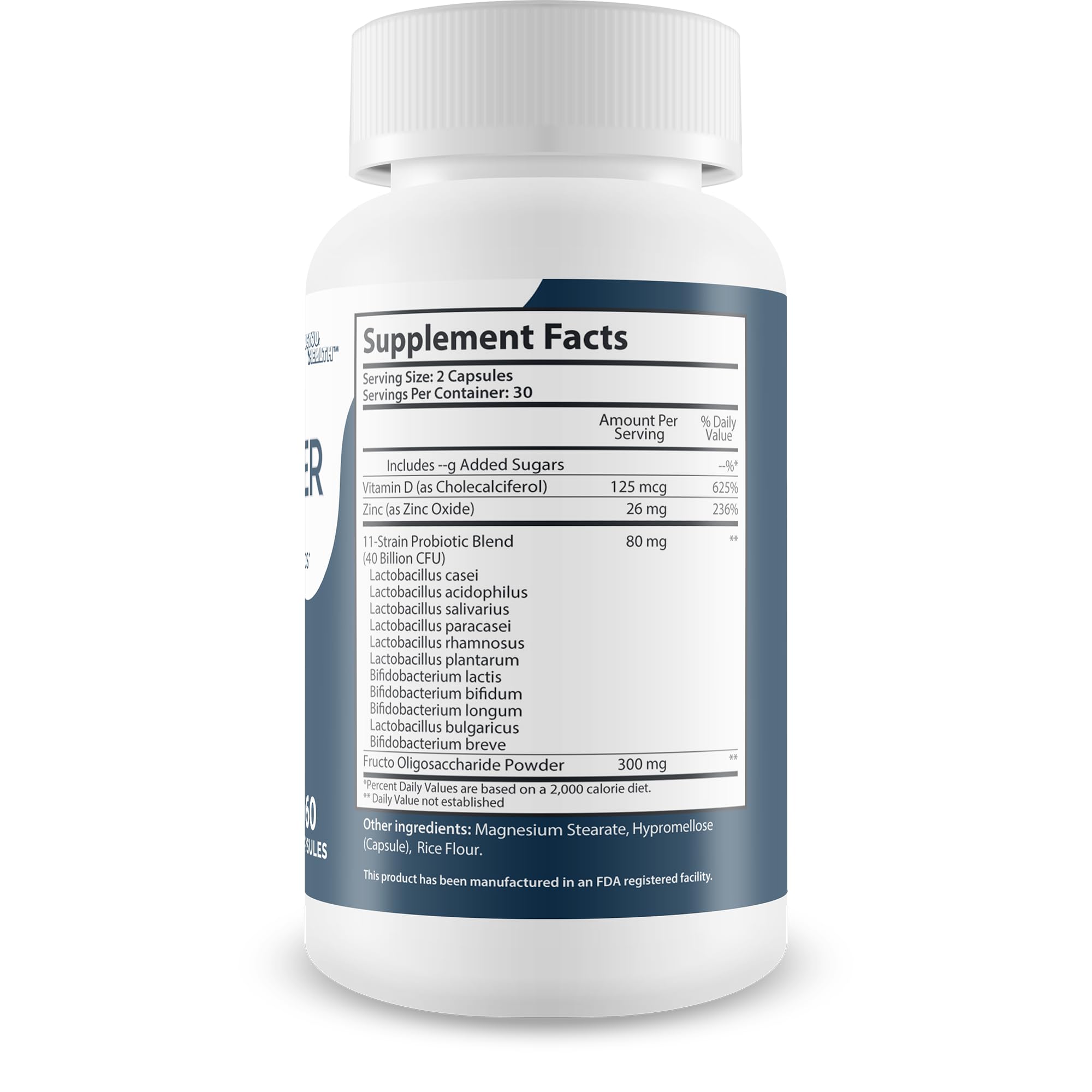 Close-up capsules of Probiotic Dental Defender Pro highlighting high-potency formulation.