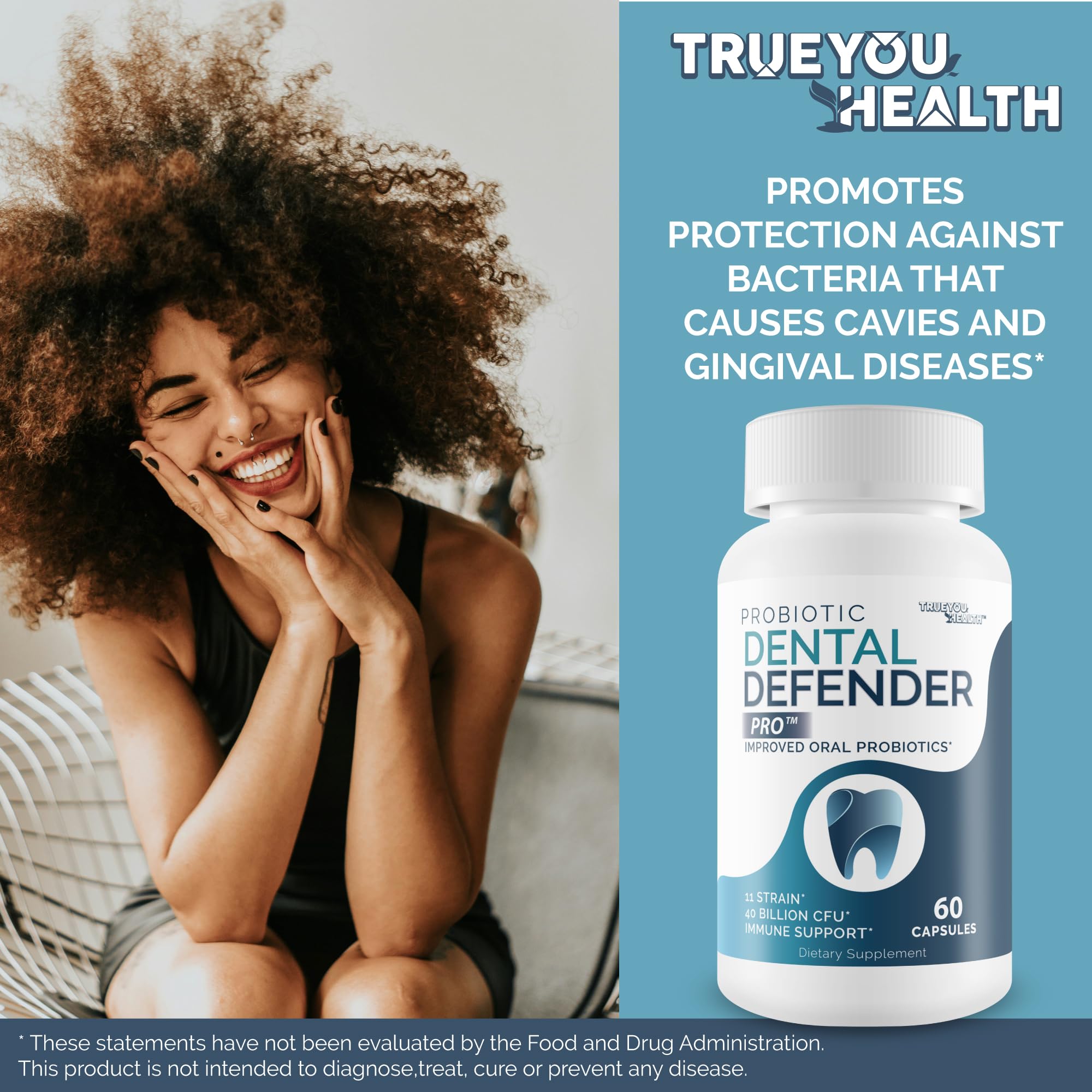 Fresh breath concept illustrating balanced oral microbiome for confidence.