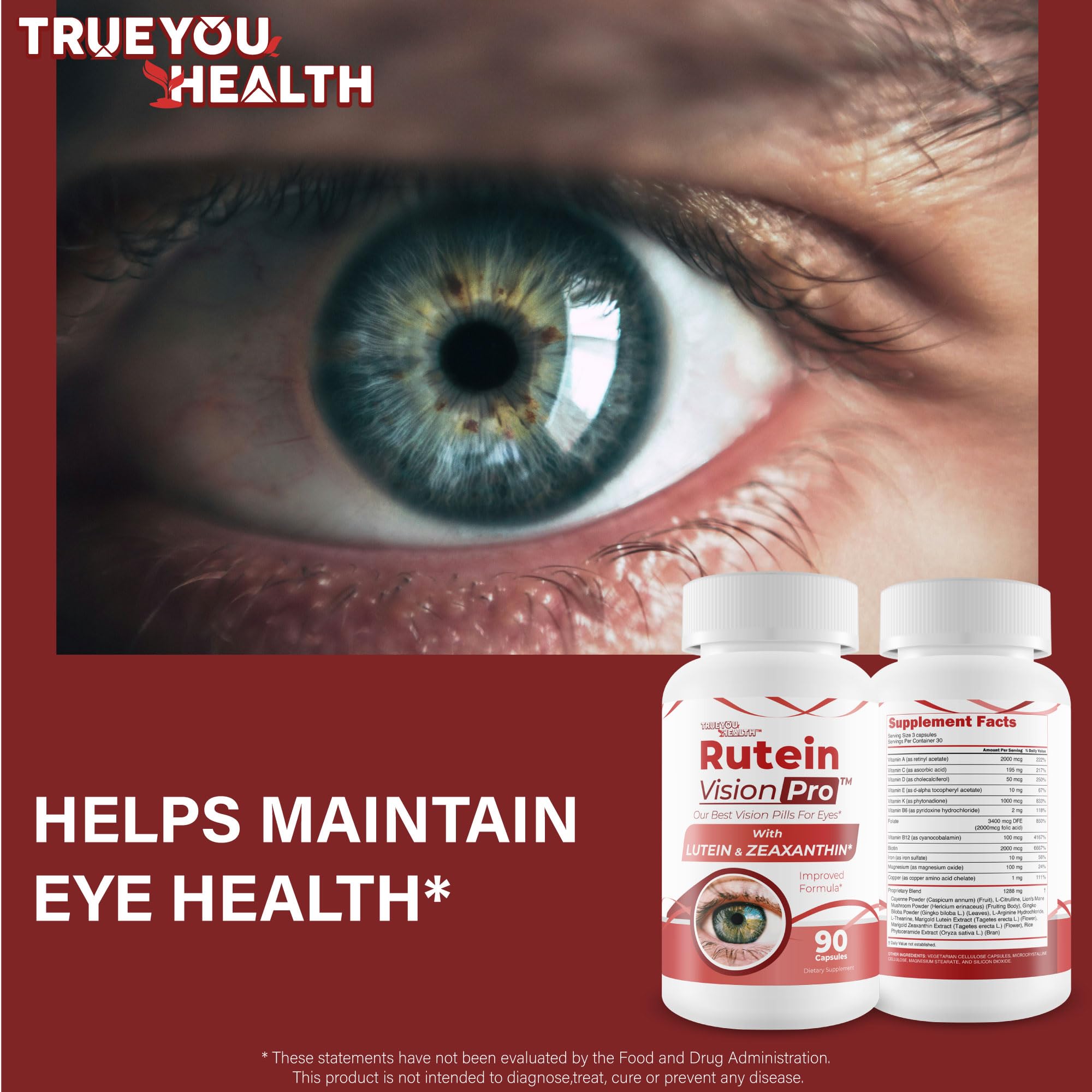 Rutein Vision Pro in daily routine setup for ongoing eye wellness