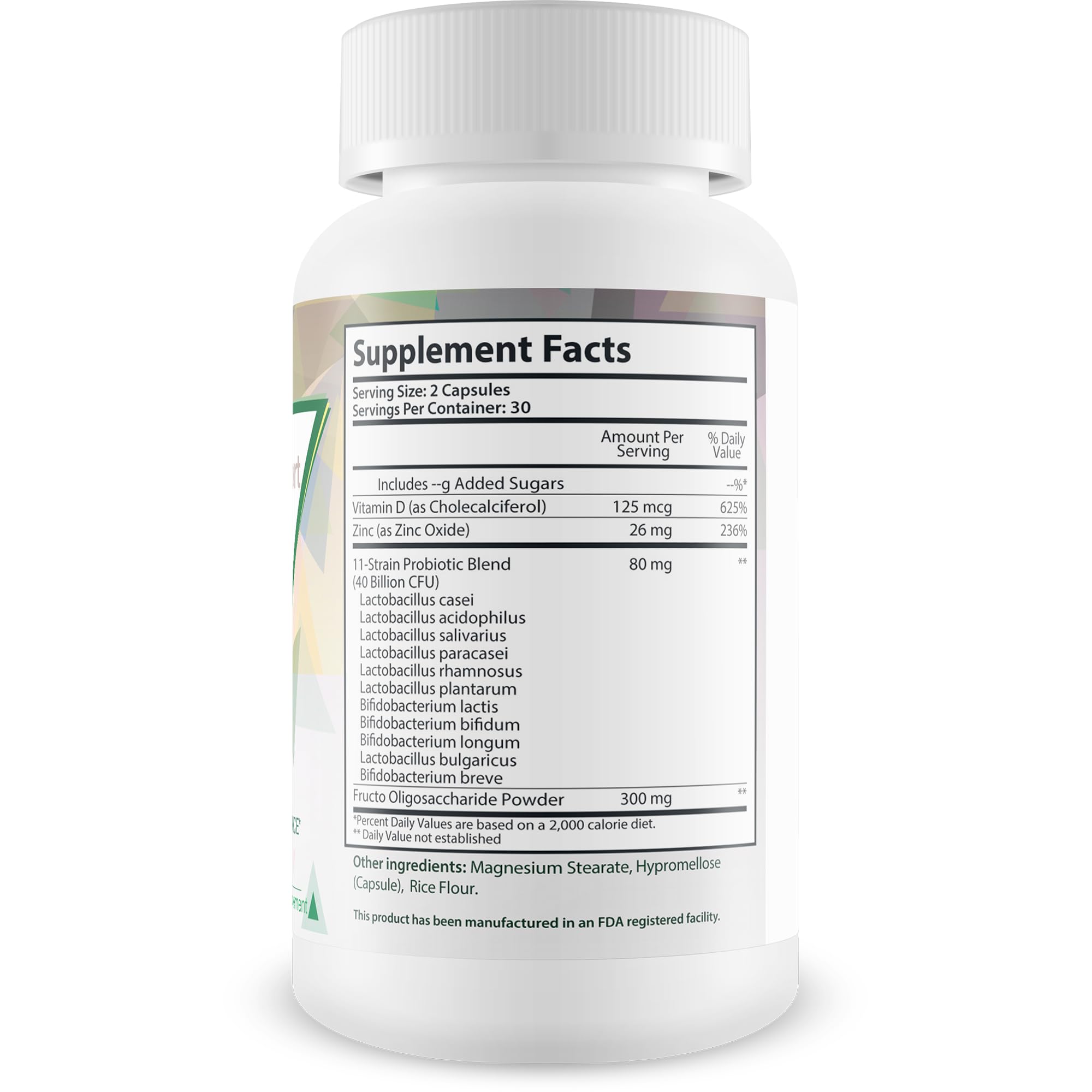 ZenFit Pro bottle closed ready for daily probiotic routine