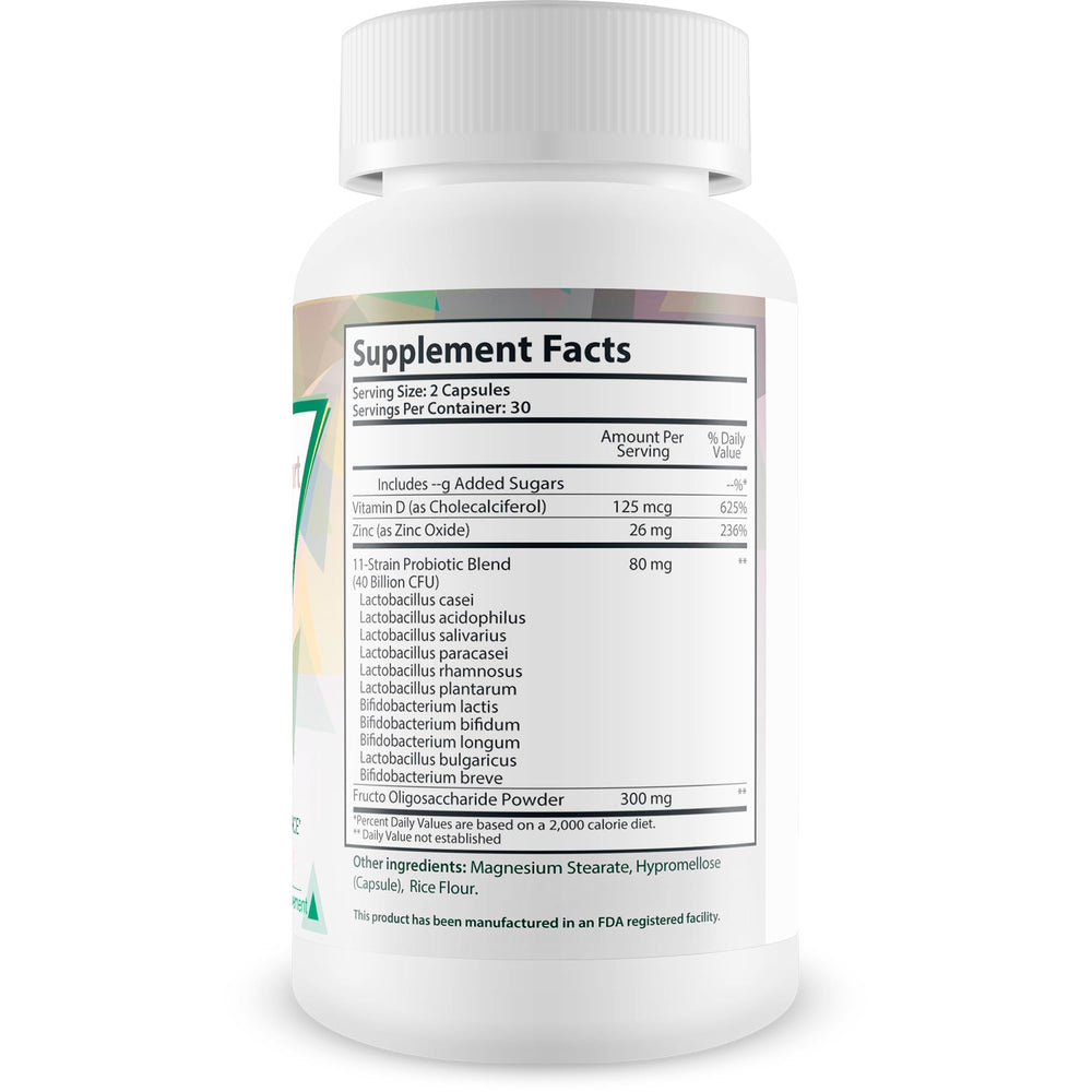 ZenFit Pro bottle closed ready for daily probiotic routine