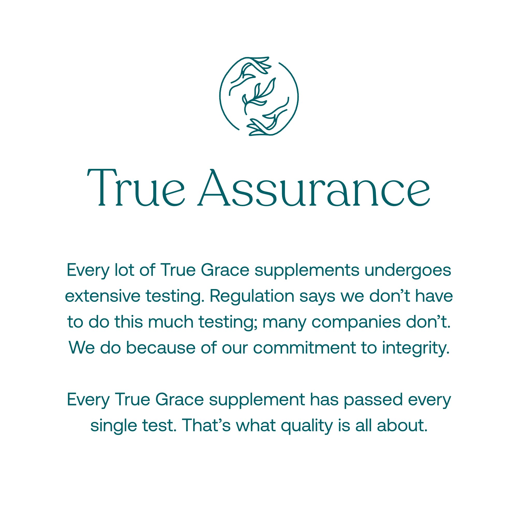 Eco-friendly True Grace packaging image reinforcing a planet-conscious wellness brand
