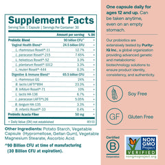 Close-up of True Grace probiotic capsules showing robust CFU for reliable daily gut support