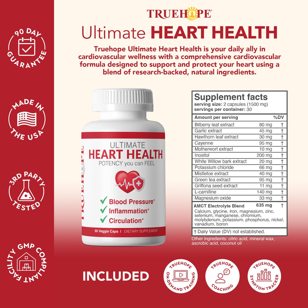 Truehope hawthorn ingredient closeup highlighting cardiovascular support