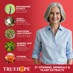 Truehope motherwort ingredient closeup indicating calm focus potential