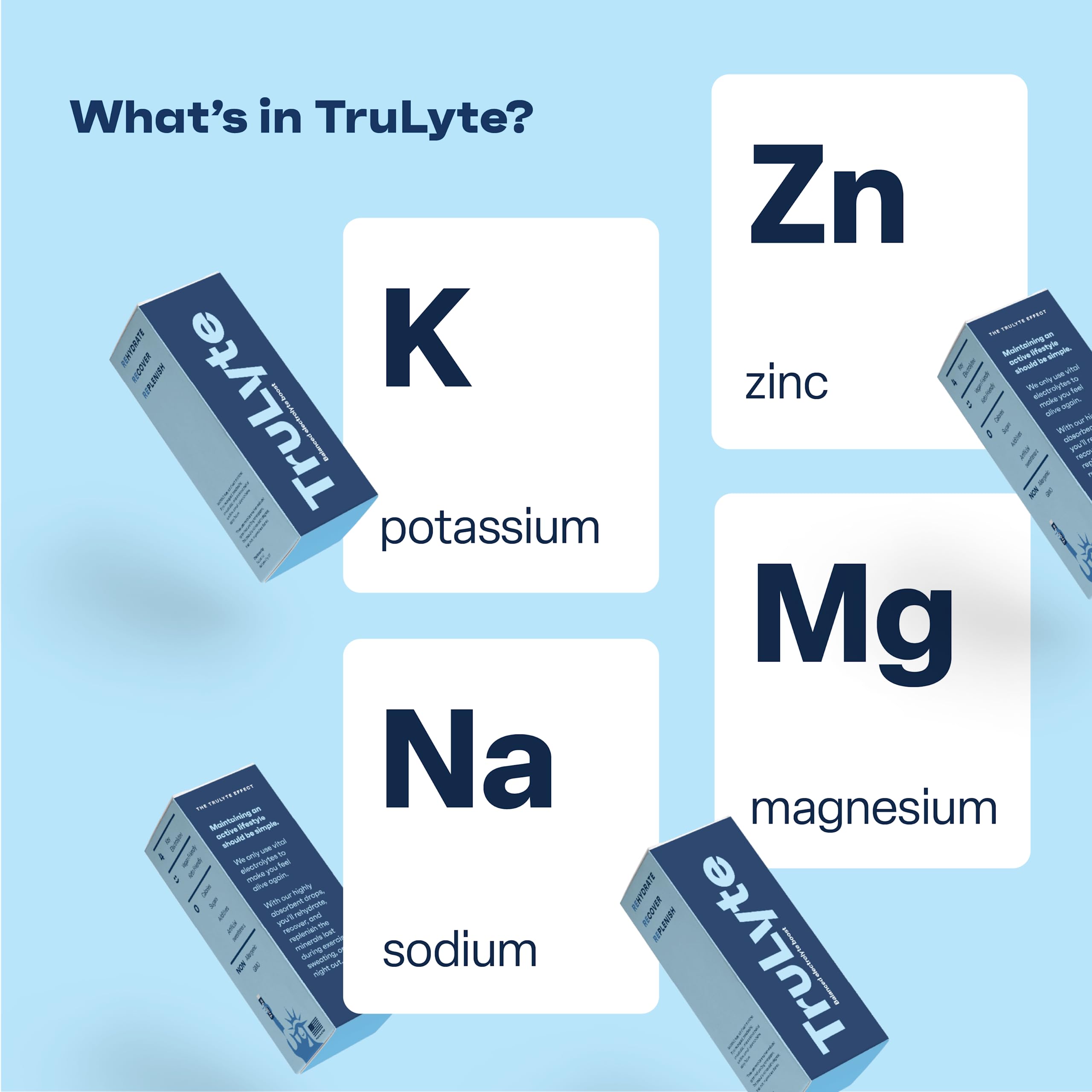 TruLyte dissolving in tea or juice for versatile hydration