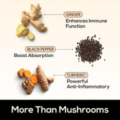 TrueMushroom Shiitake gummies bottle emphasizing broad immune and cognitive benefits.