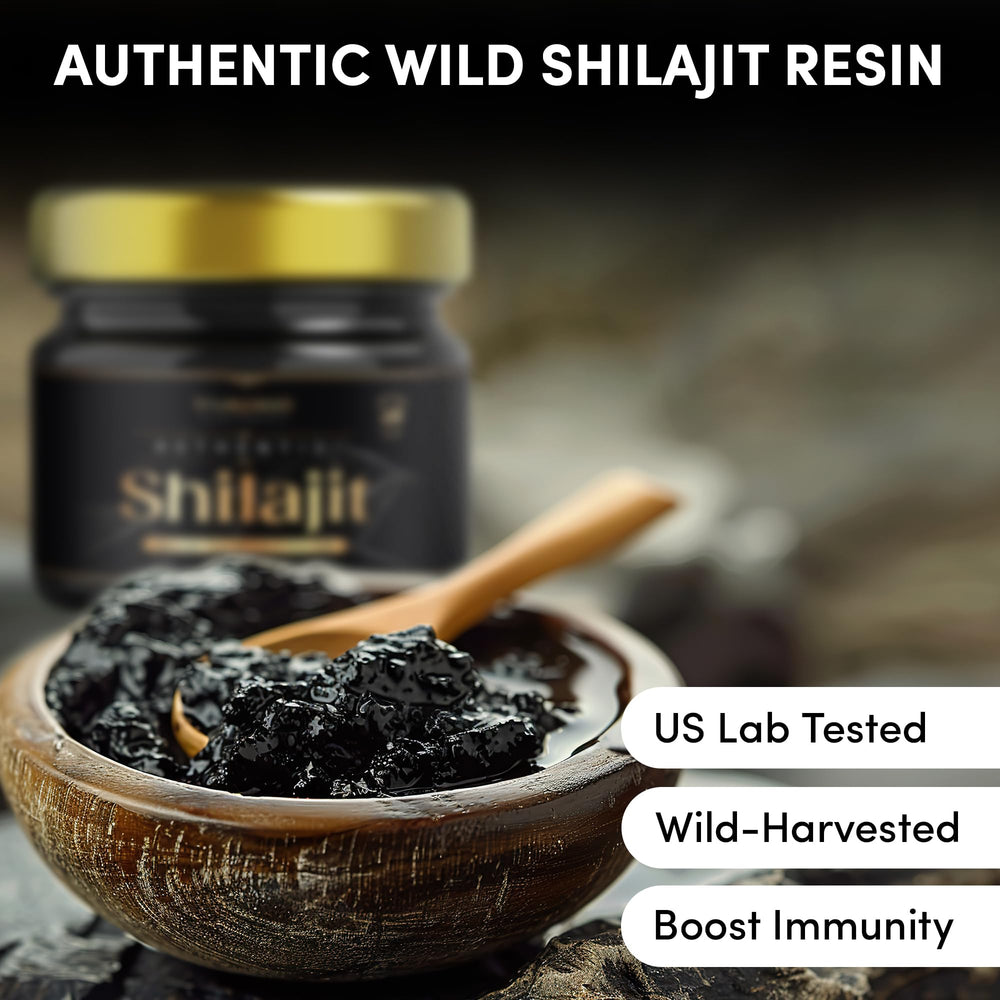 TruePeak shilajit resin packaging emphasizes sustainable sourcing